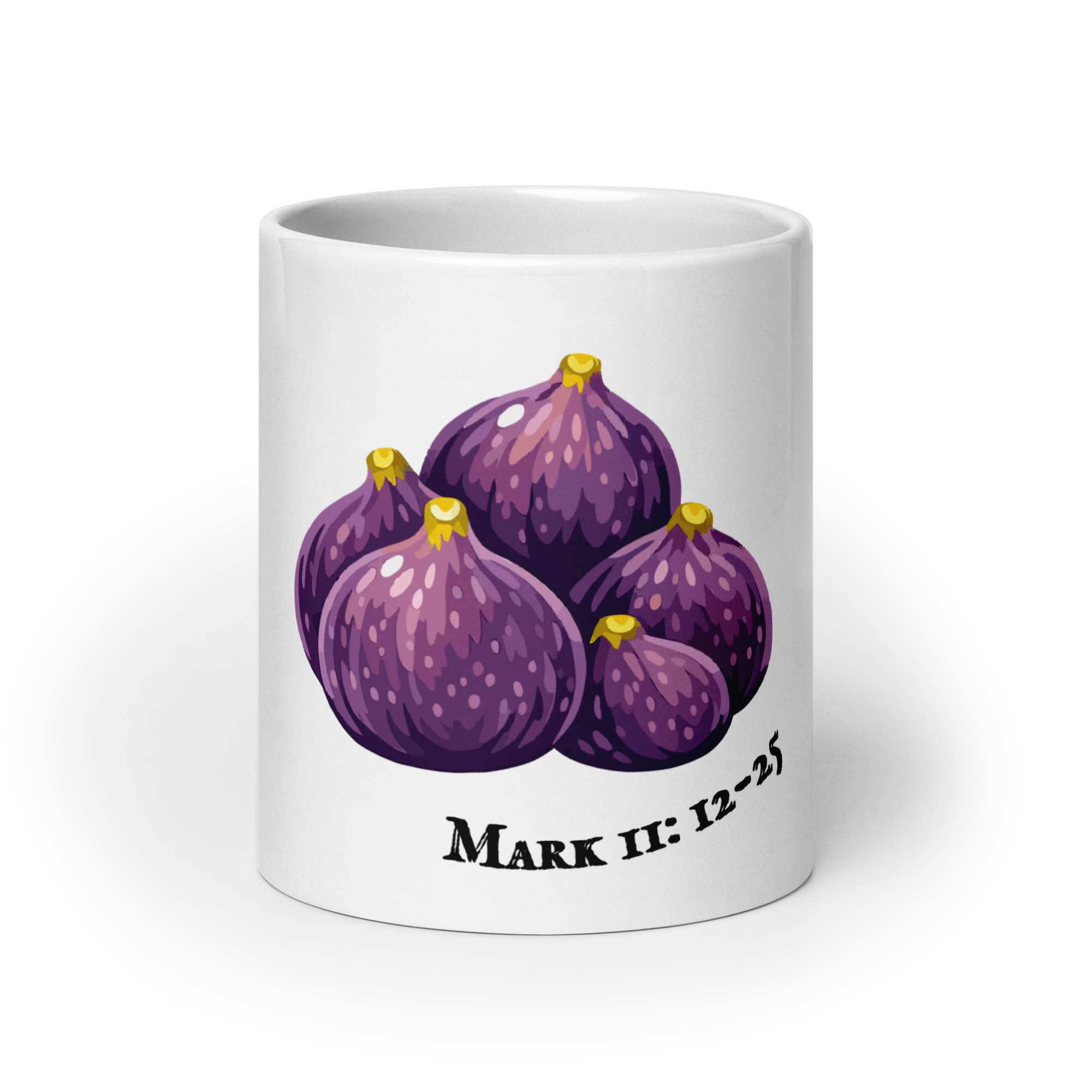 Mark 11: 12-25, White glossy mug